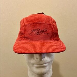 Air Jordan Hat Men M/L Red 5 Panel Corduroy Jumpman Flight Adjustable Hat